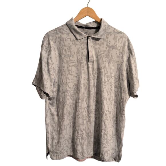 Nike Other - Tiger Woods Dri-Fit Gray Polo Shirt Size Large Excellent Condition
